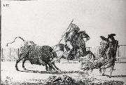 Francisco Goya, Desgracias acaecidas en el tendido de la plaza de Madrid